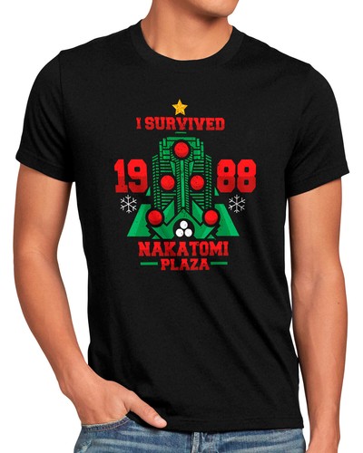Nakatomi survivor mens shirt - survivor,