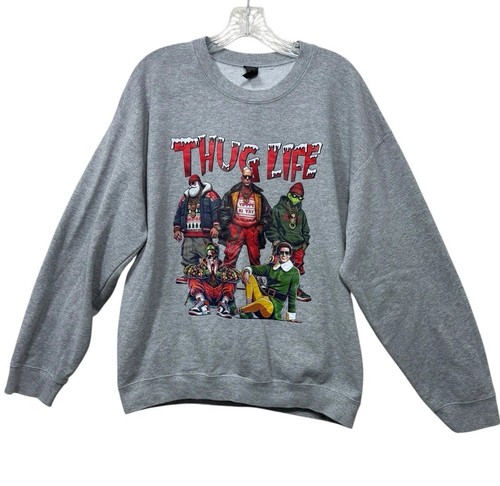 Thug life christmas sweatshirt - thug,