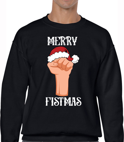 Merry fistmas christmas - merry, jumper