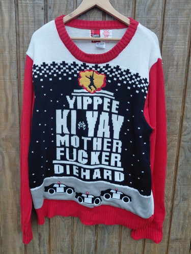Die hard christmas sweater - die,