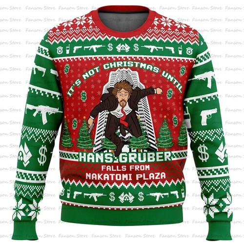 Round neck christmas jumper - round,