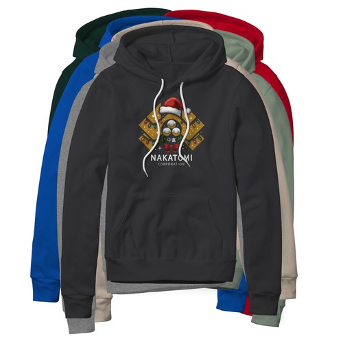 Nakatomi fleece hoodie - nakatomi,